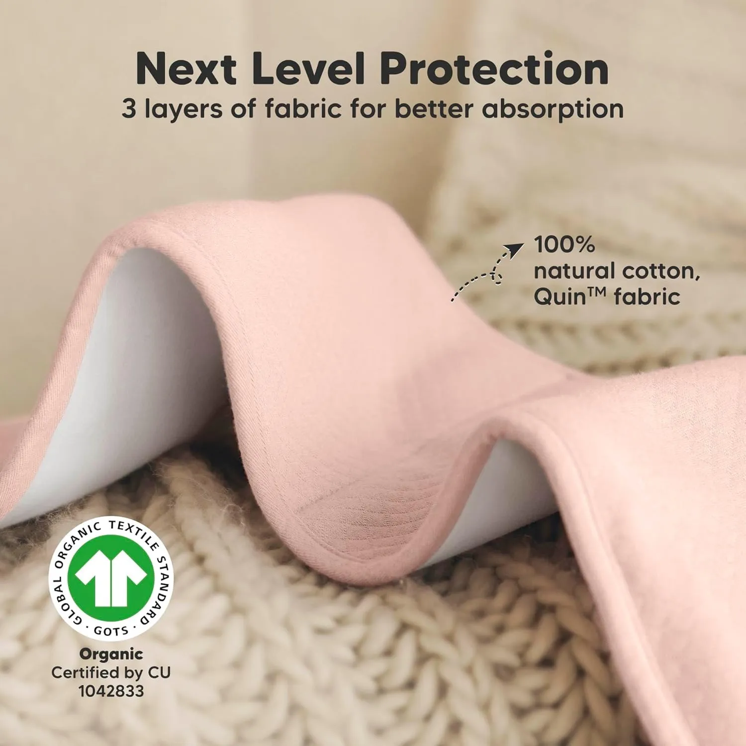 KeaBabies 5-Pack Organic Burp Cloths Baby Girl, Boy - Extra Large, Absorbent Baby Burp Cloths, Soft Burping Cloths for Babies, Newborn Burp Clothes, Cotton Burp Rags, Neutral Thick Burp Cloth (Dawn)
