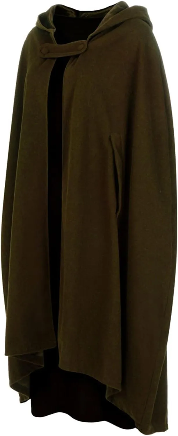 Kuluzego Womens Cardigan Front Cloak Jacket Hoods Cape Shawl Wraps Trench Coats for Women Fall Winter Cloak 2025 Fashion Y2K