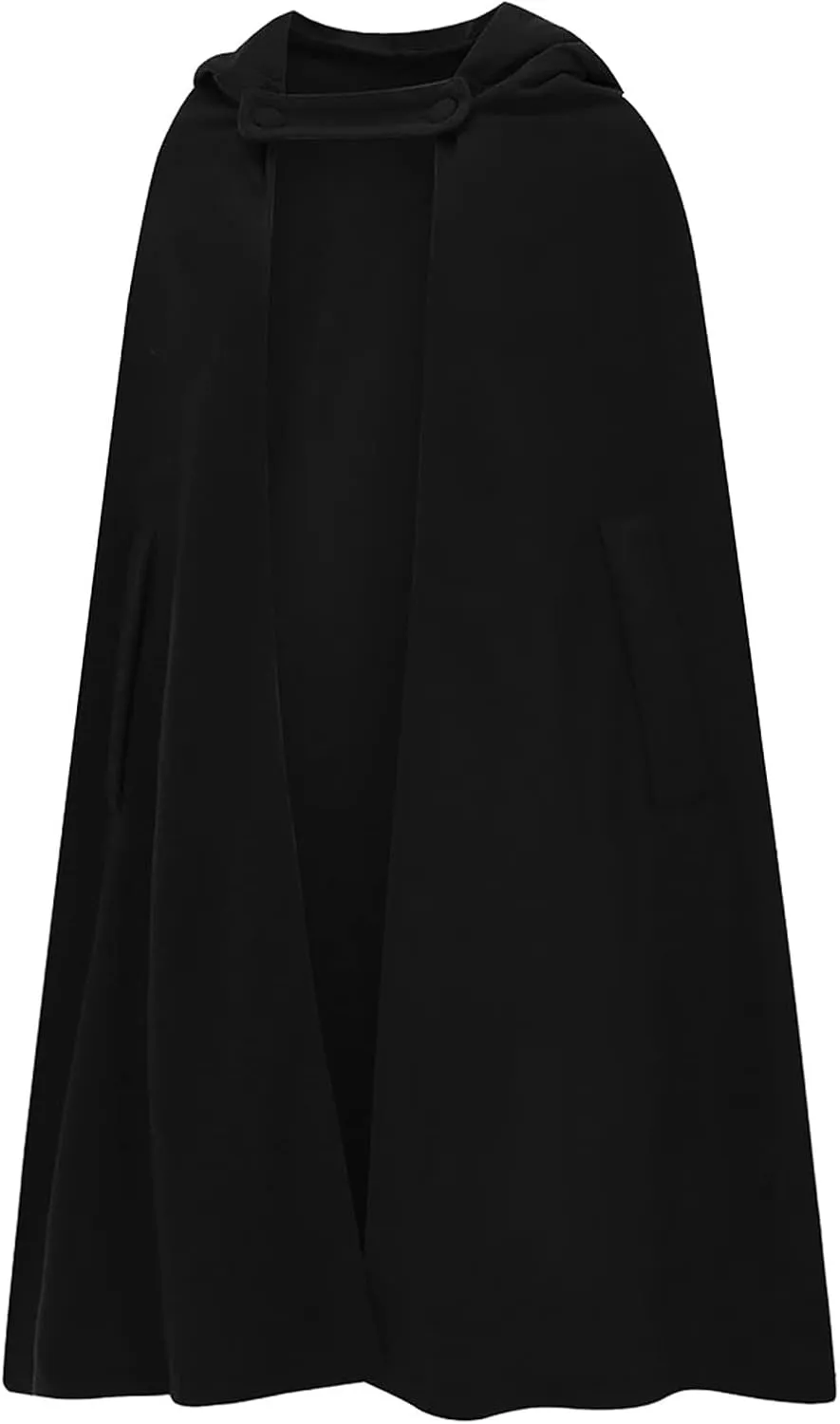 Kuluzego Womens Cardigan Front Cloak Jacket Hoods Cape Shawl Wraps Trench Coats for Women Fall Winter Cloak 2025 Fashion Y2K