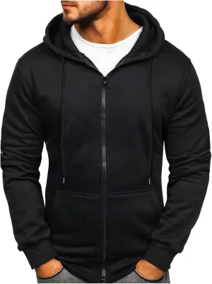 LCMTWX Hoodies for Guys Winter Casual Loose Solid Hooded Sweater Top With Zip Pockets Solid Color Sweatshirt Men Women