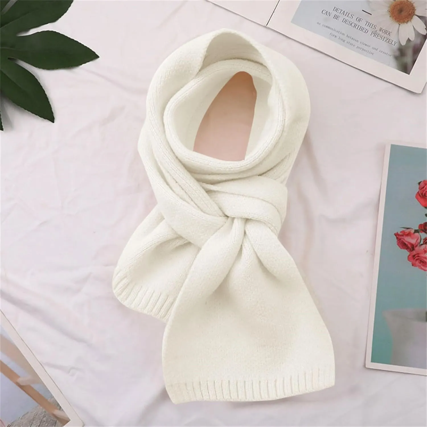 Lightweight Soft Chenille Ribbed Thick Scarf Fashion Man Winter Warm Knit Shawl for Women for Fall Winter Shawl Wrap