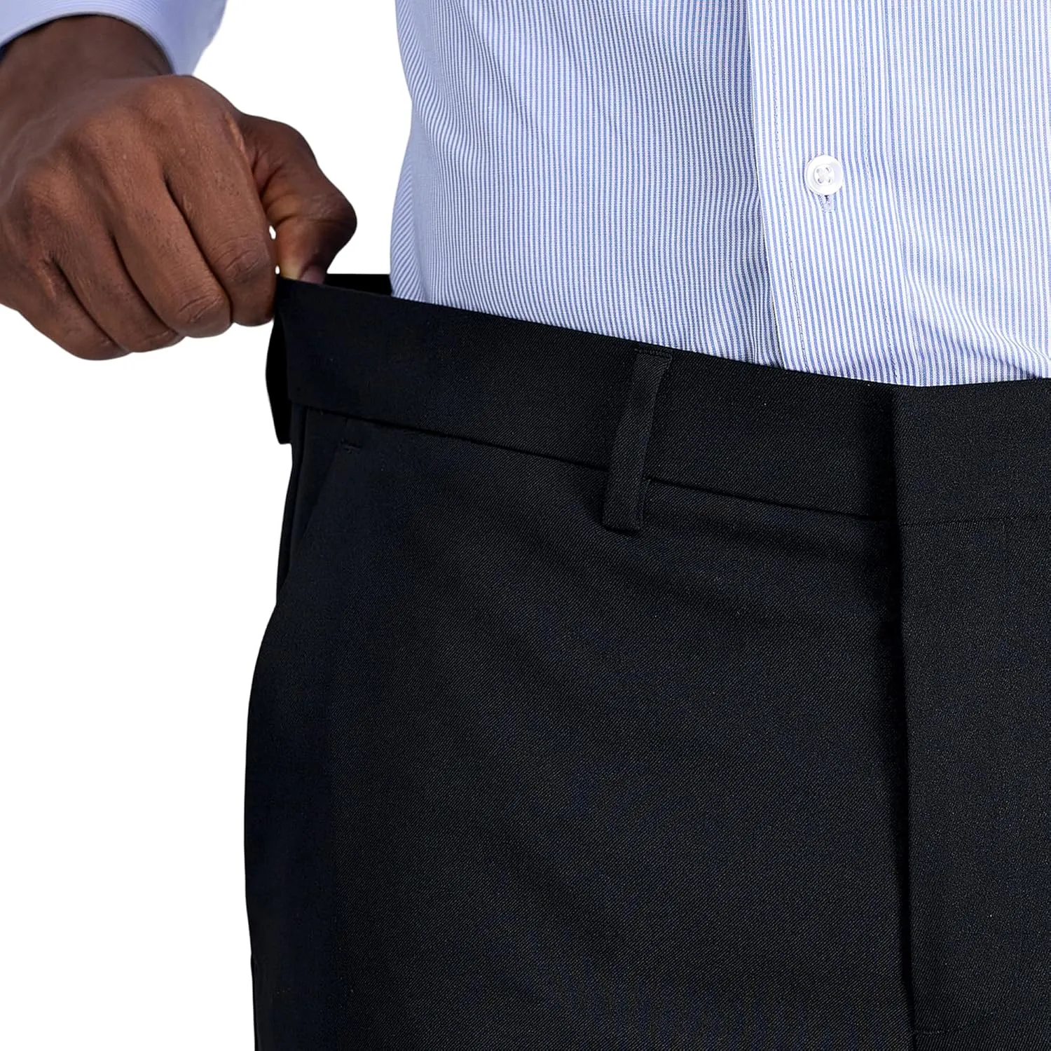 Louis Raphael Men's Premium Stretch Straight Fit Dress Pants
