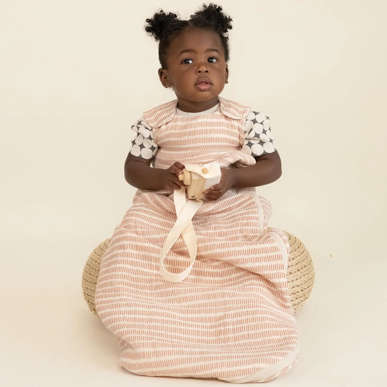 MakeMake Organics GOTS Certified Infant Baby Unisex Organic Cotton Muslin Baby Wrap - Comfort, Cozy Warmth