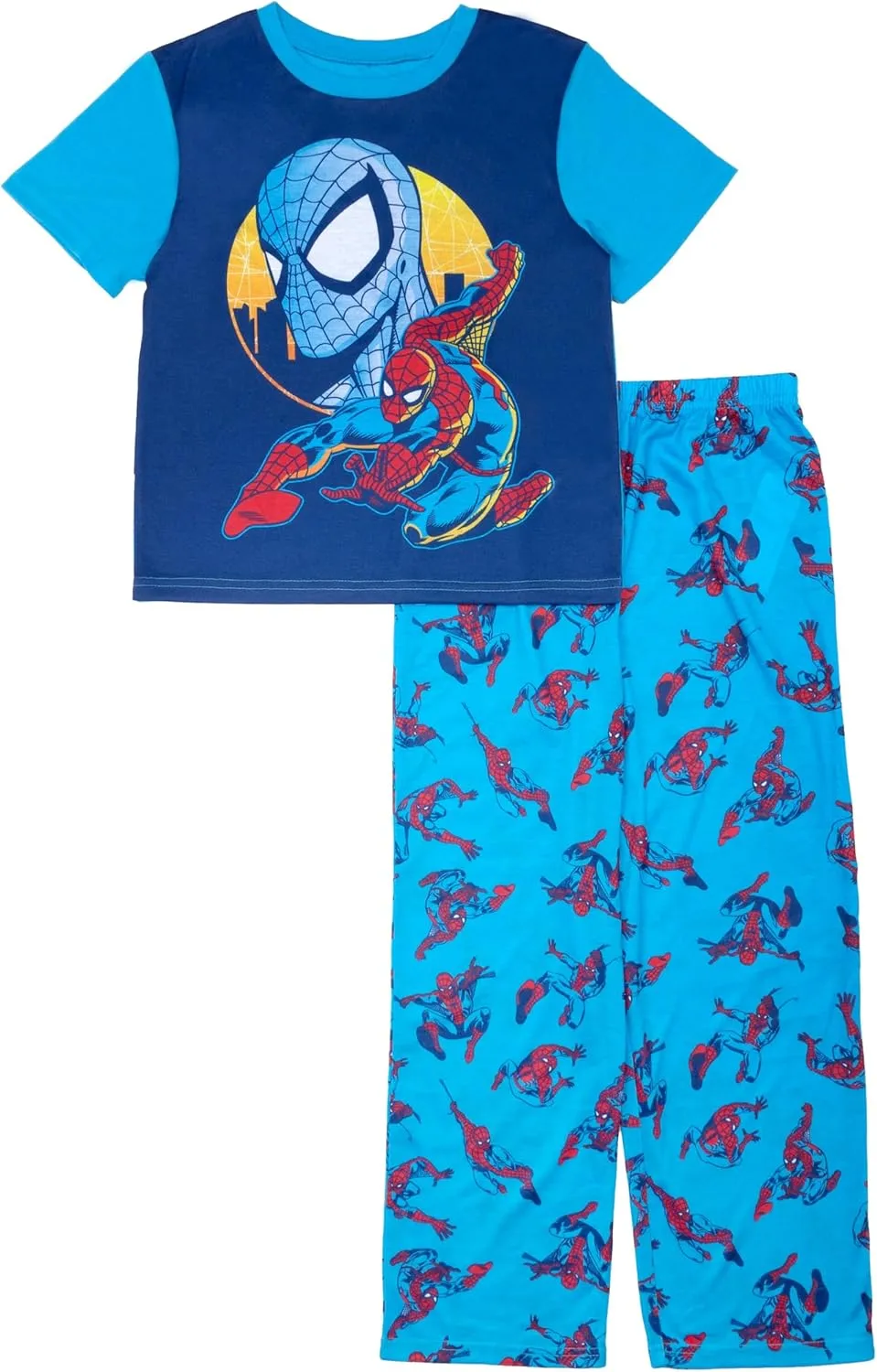 Marvel Spider-Man Boys’ 2-Piece Pajama Set Sleepwear for Kids