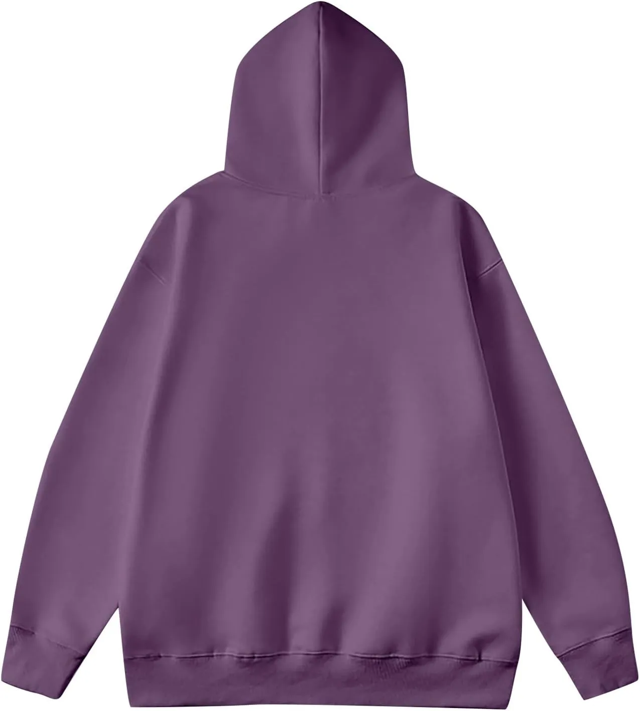 Men Big and Tall Hoodies Long Sleeve Solid Hooded Sweatshirts Drawstring Outdoor Sport Pullover Tops with Pocket