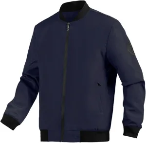 Mens Lightweight Bomber Jacket Full Zip Windbreaker Plaid Lined for Warmth, Casual Long Sleeve Stylish Golf Jacket