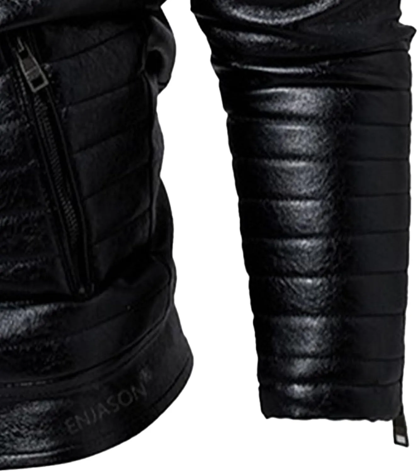 Men's Moto Winter Leather Jacket Male Winter Warmth Biker PU Outwear Retro Punk Lapel Sherpa Lined Leathers Coat