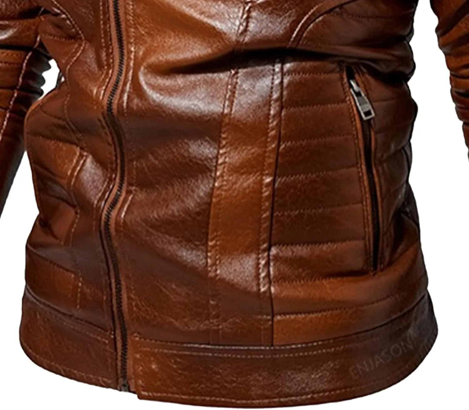 Men's Moto Winter Leather Jacket Male Winter Warmth Biker PU Outwear Retro Punk Lapel Sherpa Lined Leathers Coat