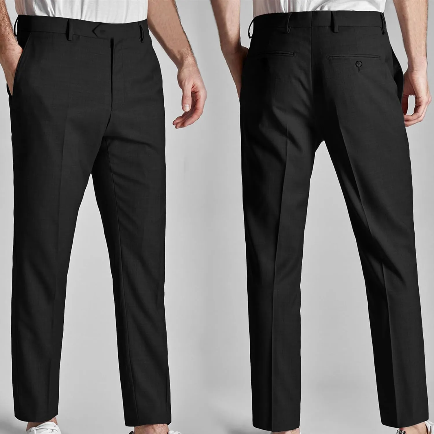 Mens Suits Slim Fit 2 Piece Wedding Prom Tuxedo Classic Blazer Jacket Pants Set