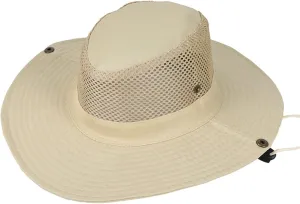 Mesh Solid Sun Wide Brim Hat Panama Fedora Hat Drawstring Foldable Lightweight Fishing Hat Classic Adjustable