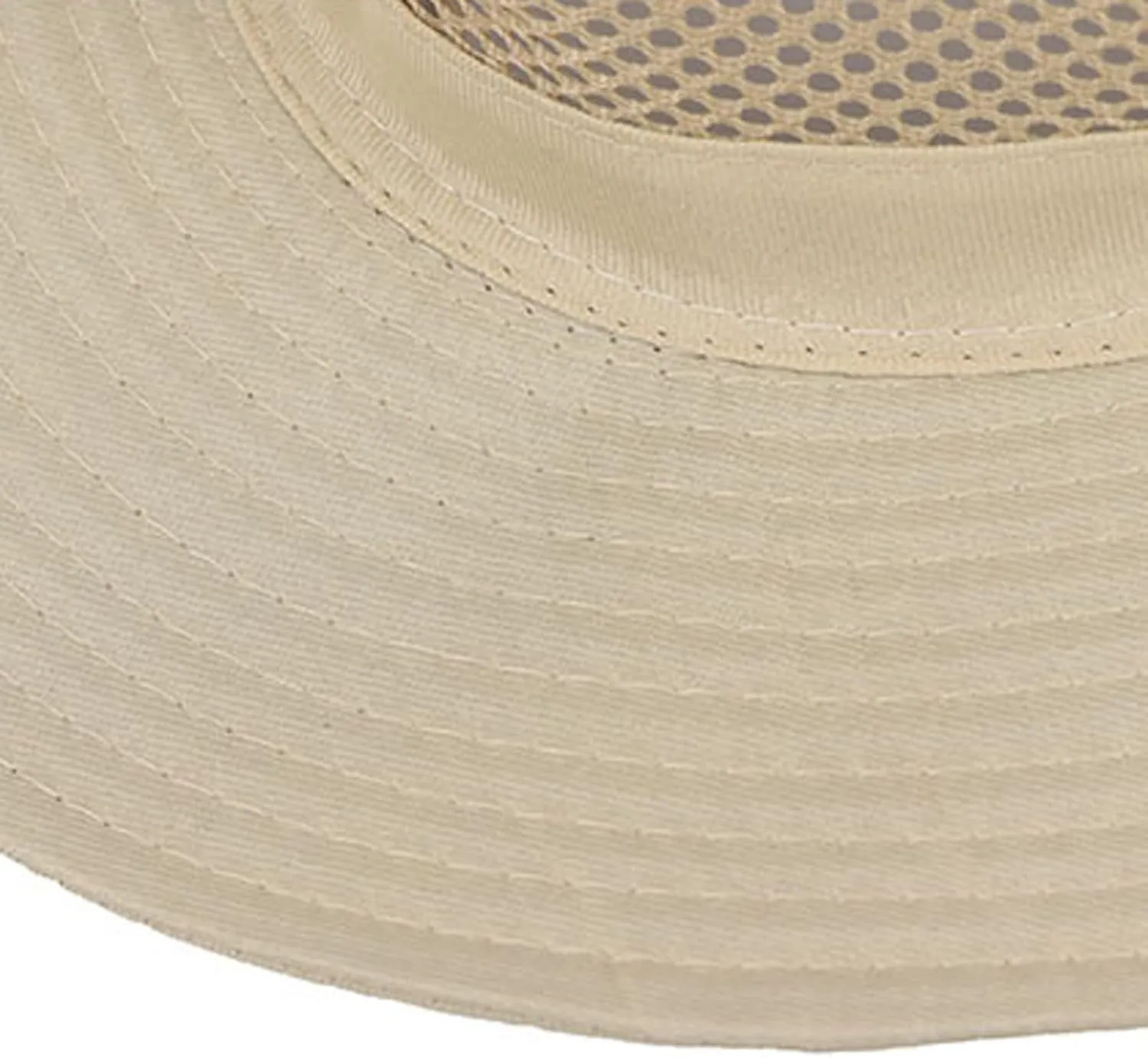 Mesh Solid Sun Wide Brim Hat Panama Fedora Hat Drawstring Foldable Lightweight Fishing Hat Classic Adjustable