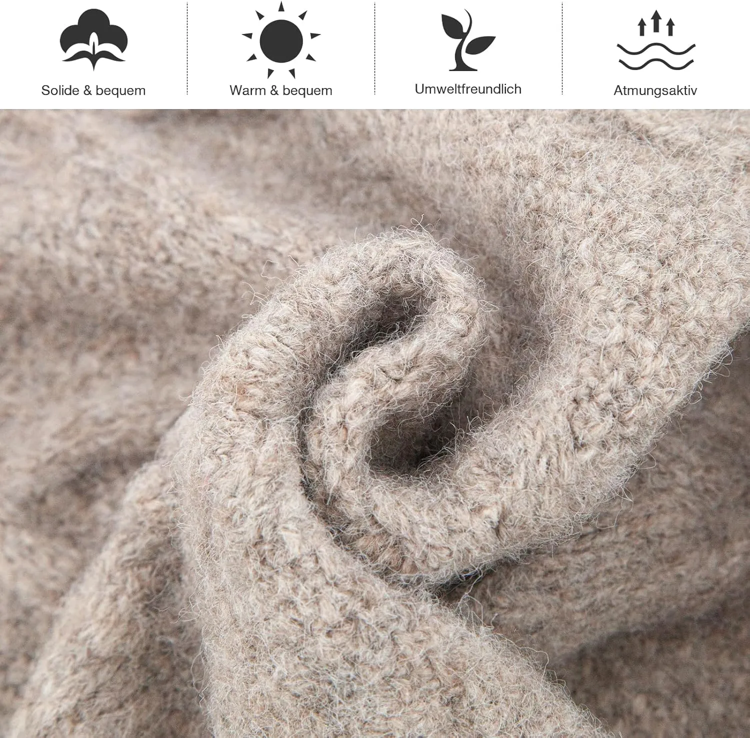 MissShorthair Womens Soft Cashmere Shawls and Wraps for Winter Cable Knit Scarves Chunky Long Scarf Cold Weather Warmth