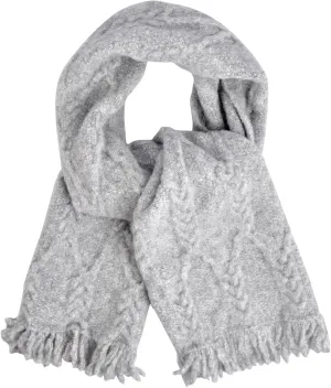 MissShorthair Womens Soft Cashmere Shawls and Wraps for Winter Cable Knit Scarves Chunky Long Scarf Cold Weather Warmth