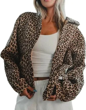 MOLERFO Y2k Women Oversized Zip Up Hoodies Graphic Camo Cheetach Print Hoodie Trendy Grunge Jackets Streetwear Vintage 2000s
