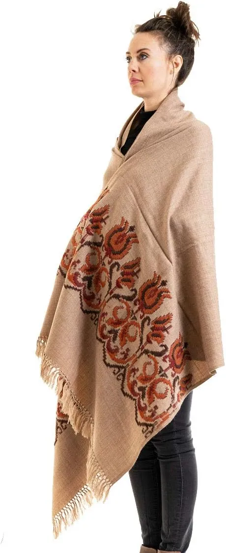 Om Shanti Crafts Meditation Shawl or Meditation Blanket, Shawl/Wrap, Oversize Scarf/Stole. Large. Unisex.
