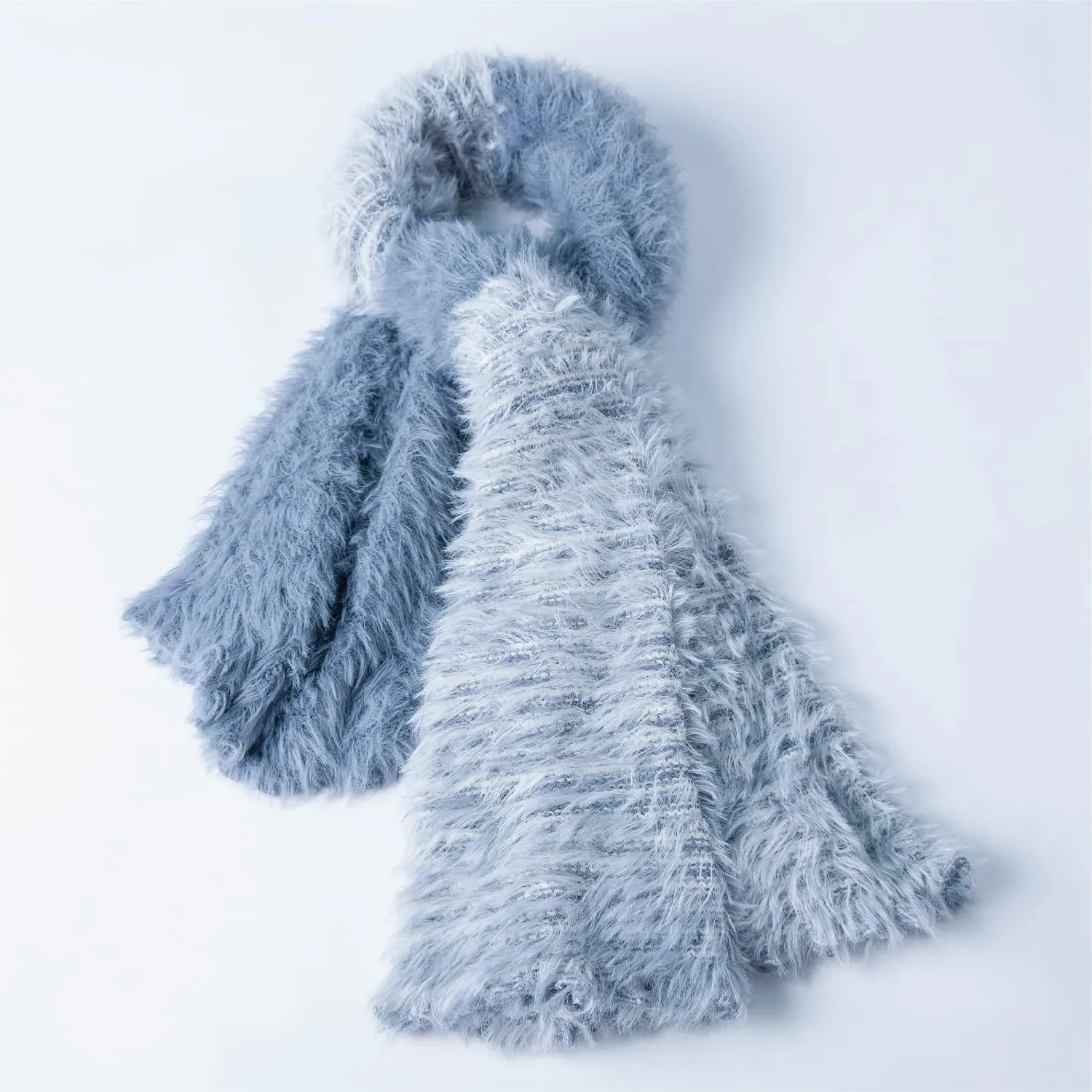 ONE Scarf: Faux Fur Infinity Scarfs or Shawl Wraps for Women Winter Warm, Soft & Fluffy Scarf in Gift Box