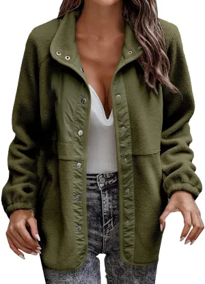 QWENTMTNTY Winter Coats for Women Trendy Cute Fuzzy Lined Warmth Winter Jackets Plus Size Fall Jackets Sherpa Lined Flannel