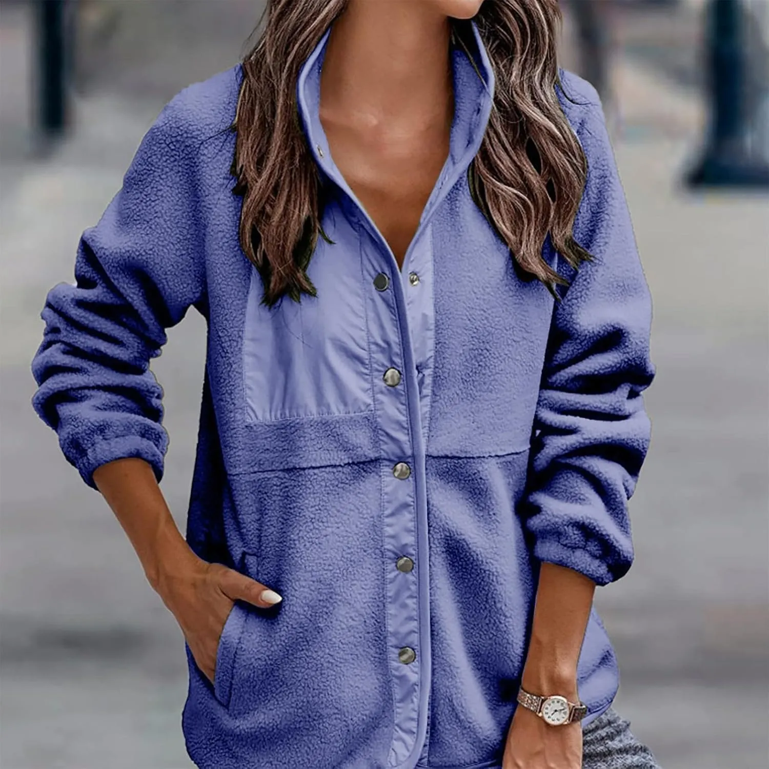 QWENTMTNTY Winter Coats for Women Trendy Cute Fuzzy Lined Warmth Winter Jackets Plus Size Fall Jackets Sherpa Lined Flannel
