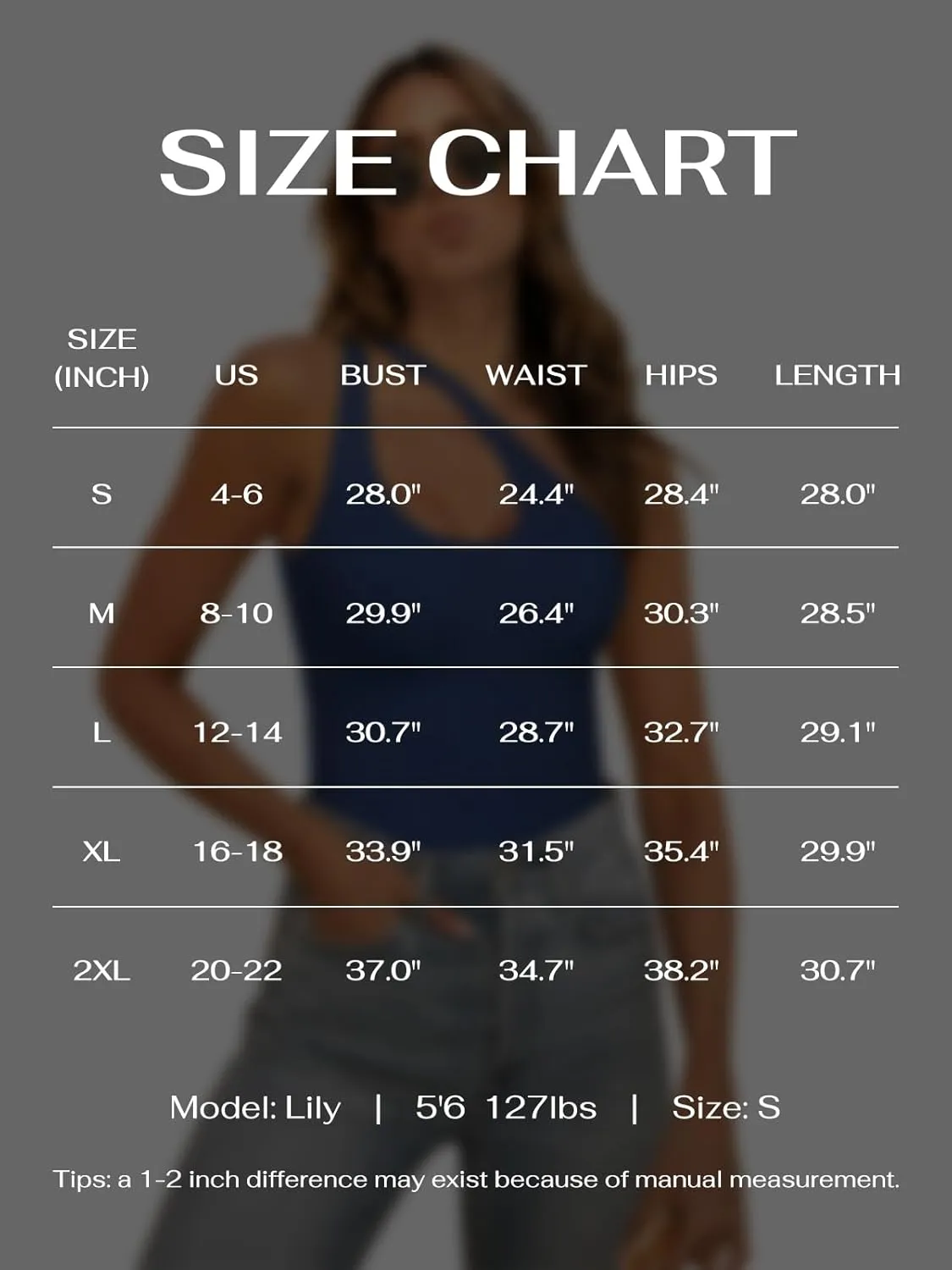 REORIA Butsmooth® Women's Trendy Sexy Plunge One Shoulder Sleeveless V Backless Going Out Tank Bodysuits Tops