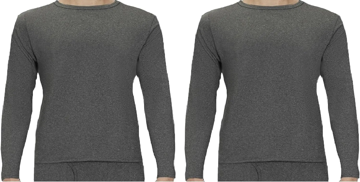 Rocky Mens Thermal Base Layer Top Heavyweight Long John Underwear Shirt Insulated for Outdoor Ski Warmth Extreme Cold Pajamas