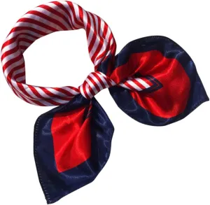 Silk Scarf Lightweight Neckerchief Women Men Small Square Digital Printed Scarves For Bag Hair Scarves Gift
