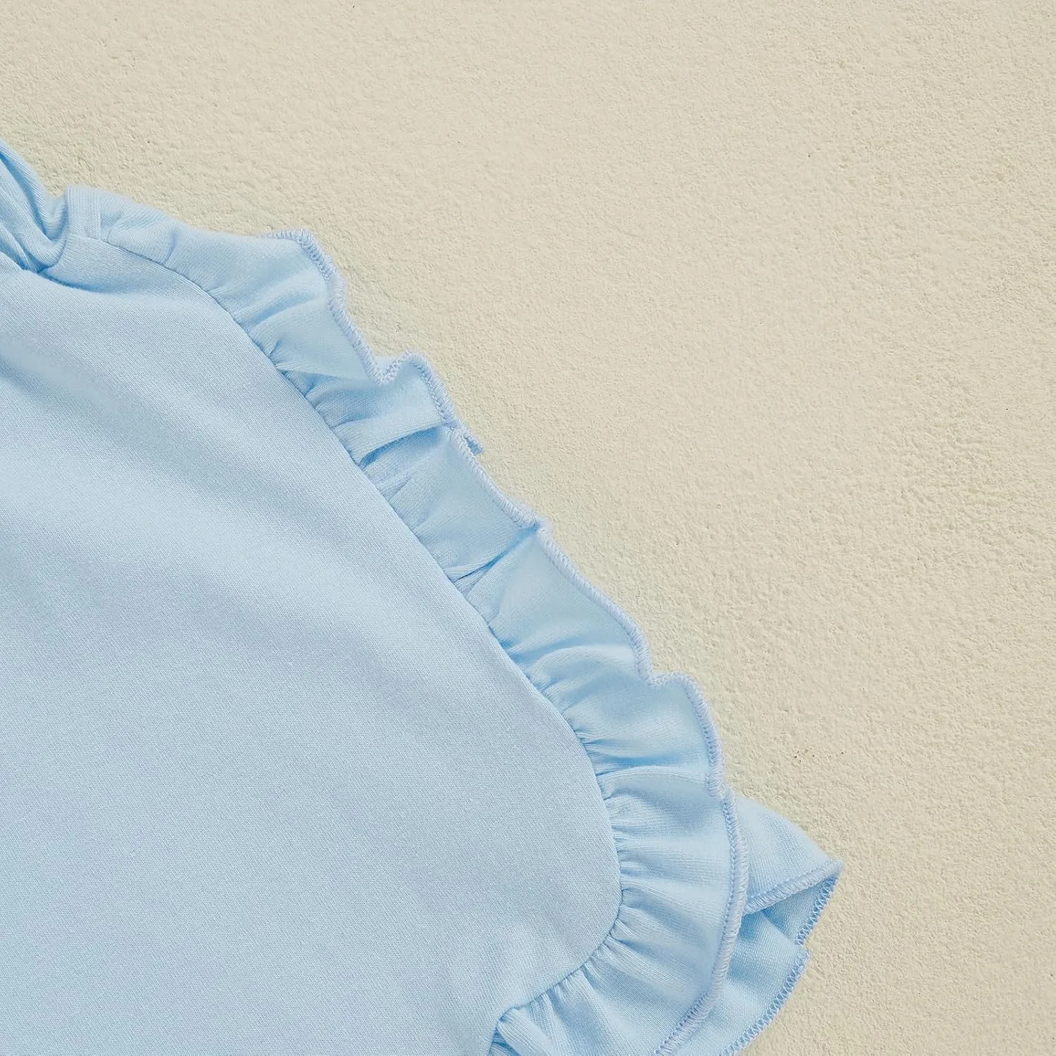 Toddler Baby Girl Shorts Solid Color Elastic Waist Ruffle Short Pants Casual Summer Bottoms