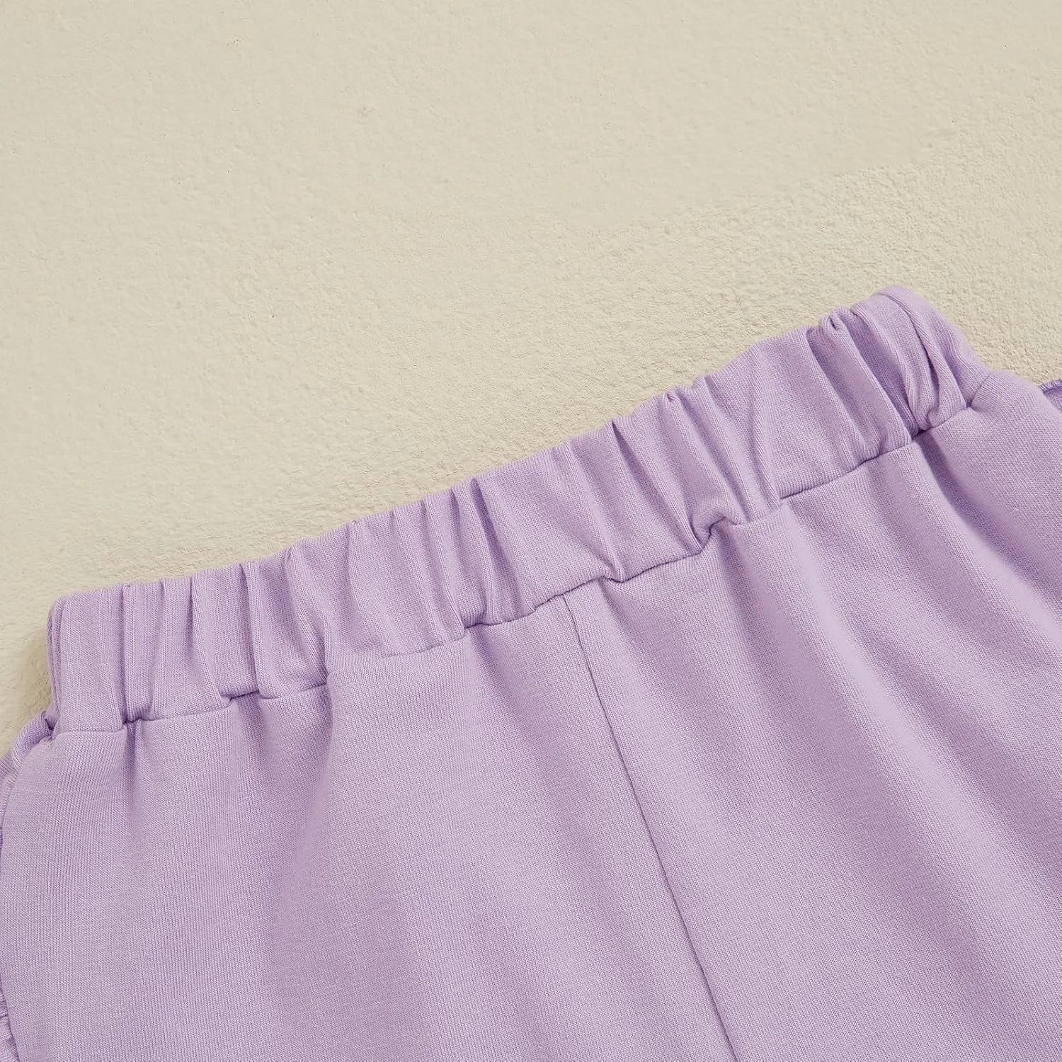 Toddler Baby Girl Shorts Solid Color Elastic Waist Ruffle Short Pants Casual Summer Bottoms
