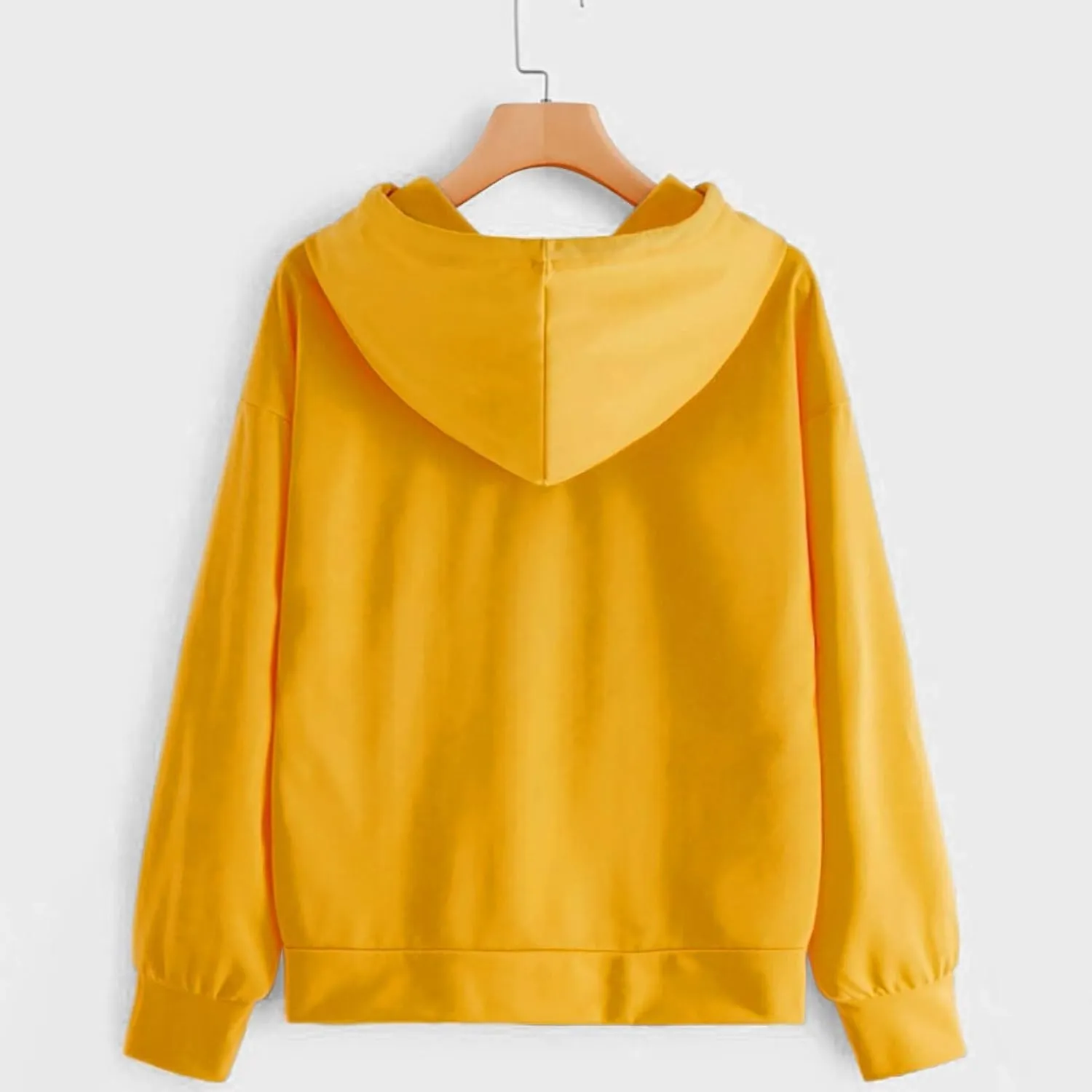 tuduoms Cute Hoodies for Women Teen Girls Paws Heartbeat Print Hoodie Sweatshirts Graphic Oversized Casual Drop Shoulder Tops