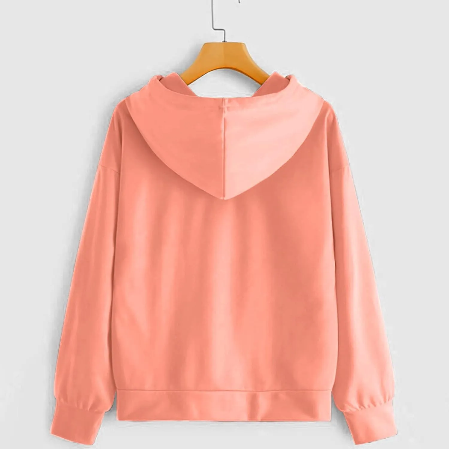 tuduoms Cute Hoodies for Women Teen Girls Paws Heartbeat Print Hoodie Sweatshirts Graphic Oversized Casual Drop Shoulder Tops