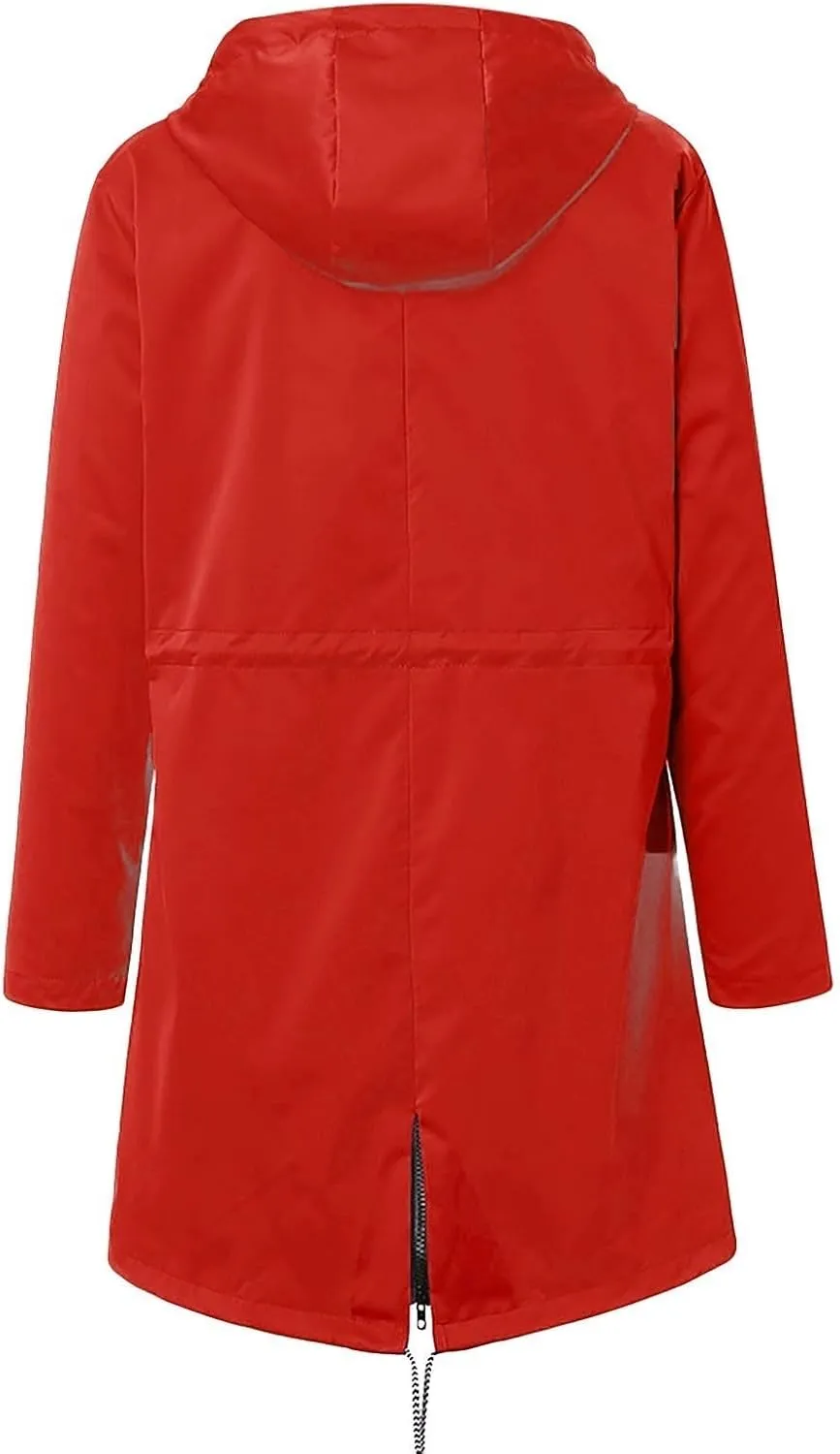 Waterproof Lightweight Jackets for Women, 2025 Cold Weather Womens Coats Breathable Fashion Windbreaker