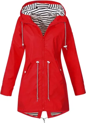 Waterproof Lightweight Jackets for Women, 2025 Cold Weather Womens Coats Breathable Fashion Windbreaker