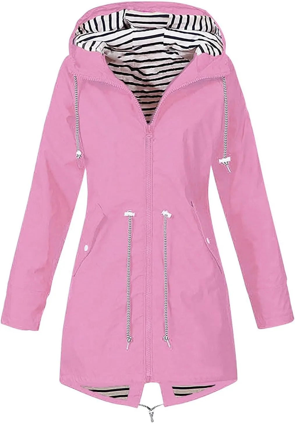 Waterproof Lightweight Jackets for Women, 2025 Cold Weather Womens Coats Breathable Fashion Windbreaker