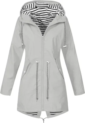 Waterproof Lightweight Jackets for Women, 2025 Cold Weather Womens Coats Breathable Fashion Windbreaker