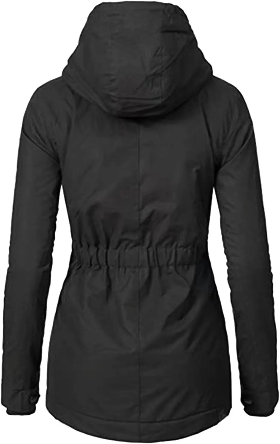 Women Jean Jacket Juniors Business Suit Women's Mid Length Down Coat Hooded Fleece Lined for Warmth & Comfort