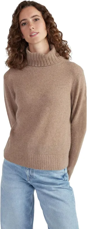 Women's 100% Cashmere Turtleneck Sweater, Regular Fit, Stylish Premium Knit Jumper for Autumn Winter