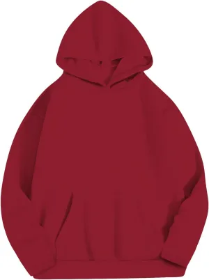 Womens Oversized Hoodies Fall Fashion Fleece Sweatshirts Long Sleeve Sweater Workout Hooded Pullover with Pockets