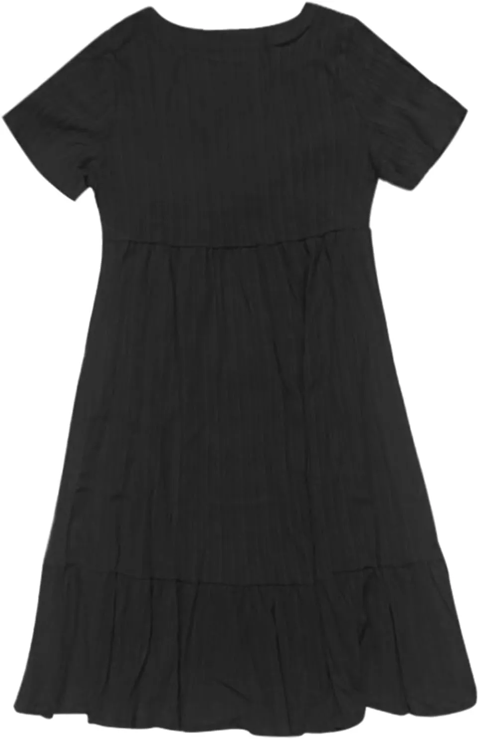 Womens Summer Dresses 2025 Spring Maxi Dresses Vacation Casual Tshirt Eyelet Linen Modest