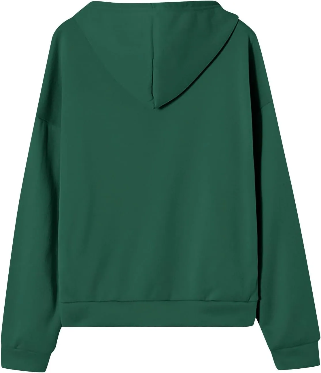Womens Zip Up Hoodies Y2k Long Sleeve Oversized Hoodies Tunic Cute Sweatshirts Fleece Winter Fall Jackets 2024