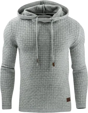Ymosrh Men Hoodies Pullover Winter Men's Sweater Long Sleeve Hoodie Warm Color Sweatshirt Jacket Mens Fleece Hoodies