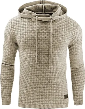 Ymosrh Men Hoodies Pullover Winter Men's Sweater Long Sleeve Hoodie Warm Color Sweatshirt Jacket Mens Fleece Hoodies