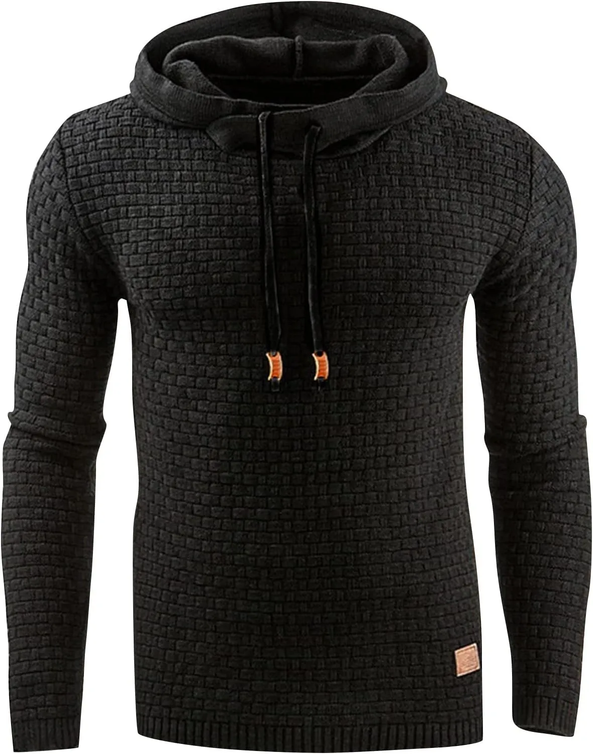 Ymosrh Men Hoodies Pullover Winter Men's Sweater Long Sleeve Hoodie Warm Color Sweatshirt Jacket Mens Fleece Hoodies