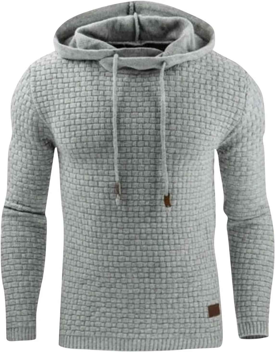 Ymosrh Men Hoodies Pullover Winter Men's Sweater Long Sleeve Hoodie Warm Color Sweatshirt Jacket Mens Fleece Hoodies